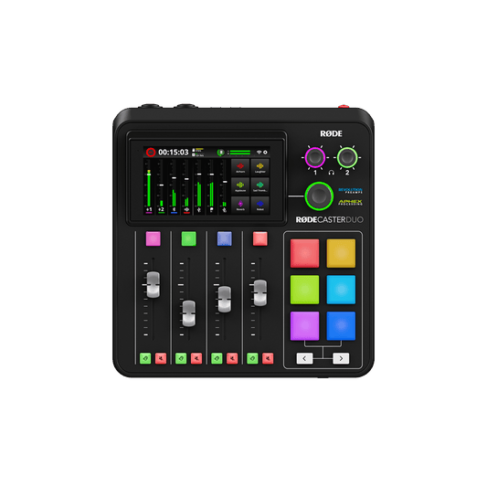 RODE RODECaster Duo Podcast Production Studio - Black