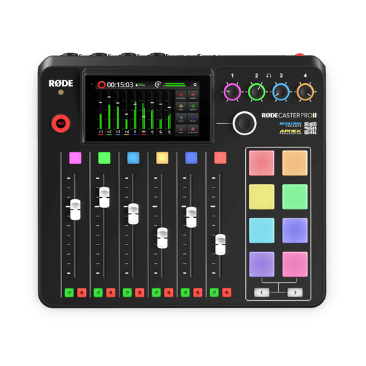 RODE RODECaster Pro II Podcast Production Studio - Black