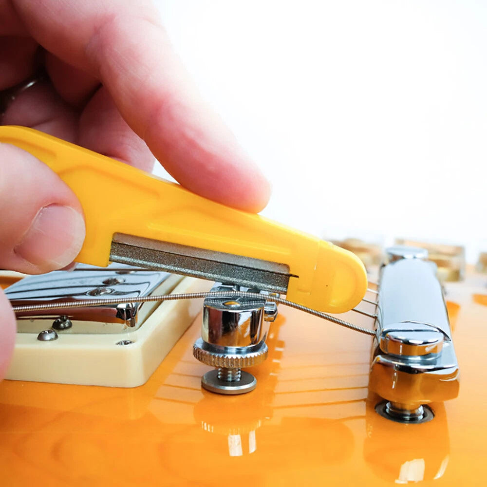 Music Nomad 6-Piece Electric Guitar Diamond Coated Nut File Set - Super Light Strings