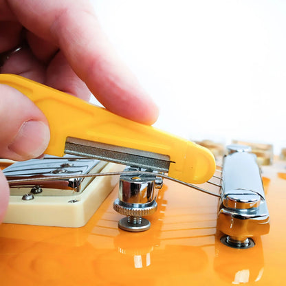 Music Nomad 6-Piece Electric Guitar Diamond Coated Nut File Set - Super Light Strings