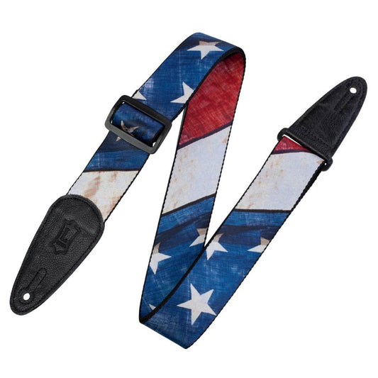 Levy's MDP Polyester Guitar Strap - US Flag
