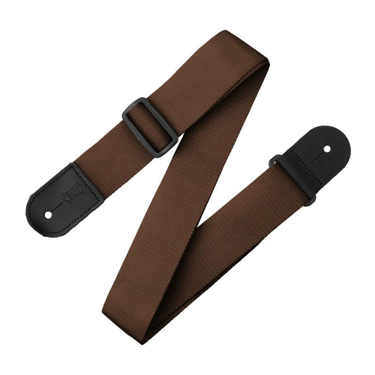 Levy's Single Tone Series Polypropylene Guitar Strap - Brown