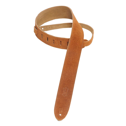 Levy's MS12 Suede Guitar Strap - Honey