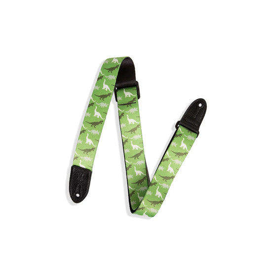 Levy's MPJR-003 Kids Guitar Strap - Dinosaur