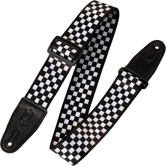 Levy's MP-28 Polyester Guitar Strap (Checkerboard Pattern)
