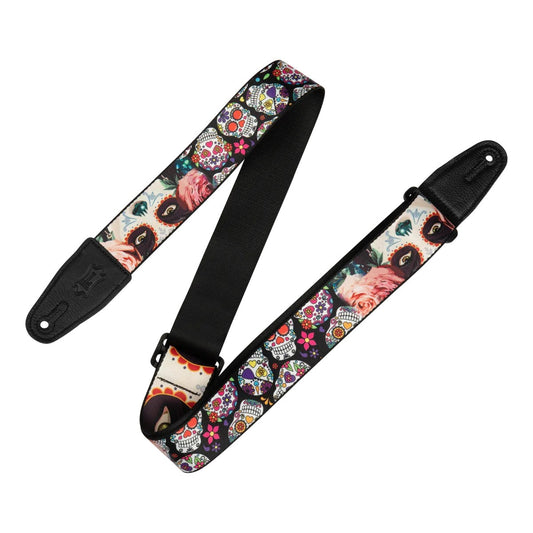 Levy's MP2CAL Calaca 2-inch Polyester Guitar Strap - Eyes