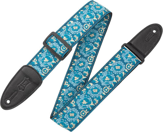 Levy's M8AS Jacquard Weave Guitar Strap - Blue