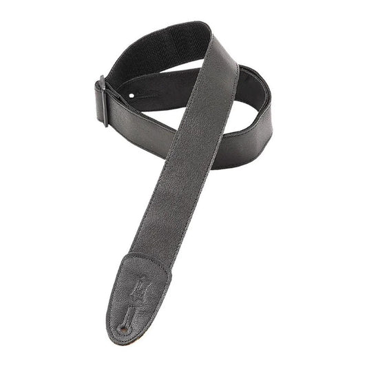 Levy's M7GP-BLK Garment Leather Guitar Strap - Black