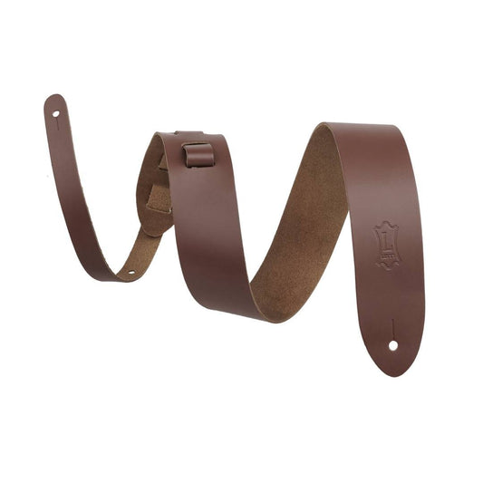 Levy's M12 Chrome-Tan Leather Guitar Strap - Brown