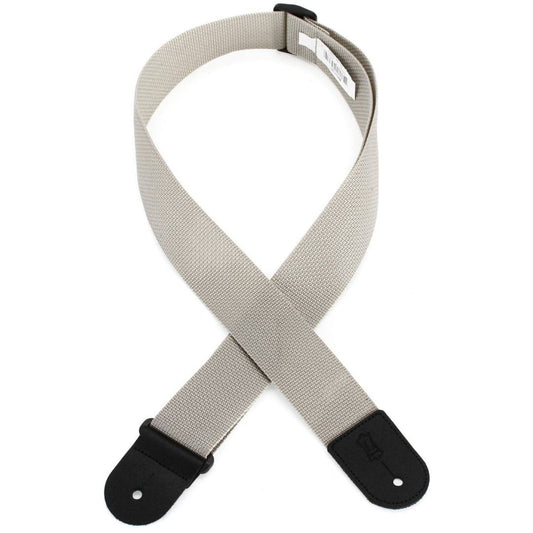 Levy's Single Tone Series Polypropylene Guitar Strap - Grey