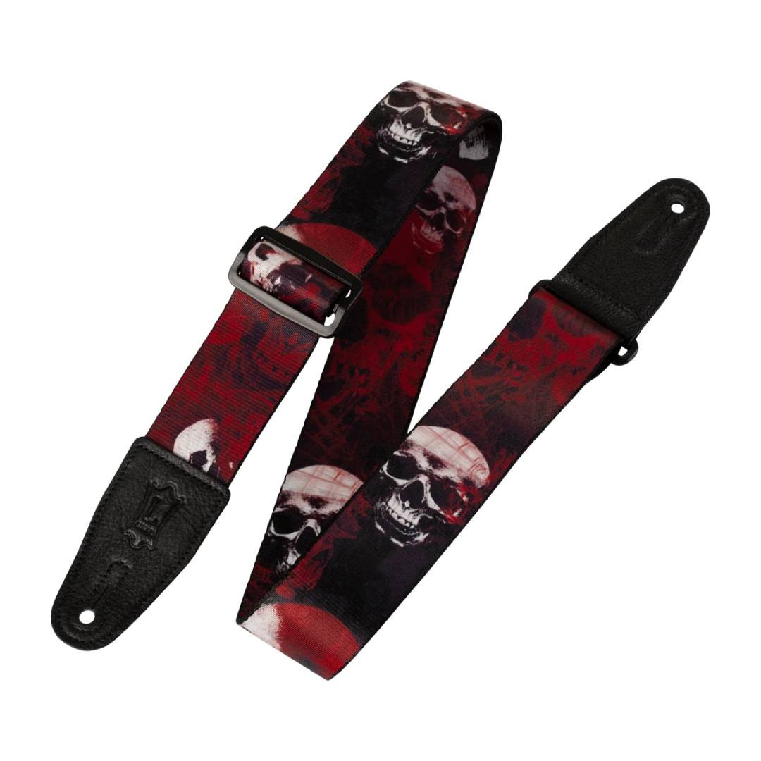 Levy's MPS2 Polyester Guitar Strap - Blood Red