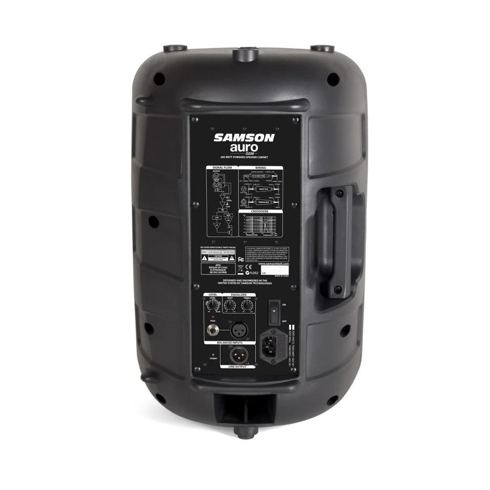 Samson Auro D208 200W 8" Active PA Speaker