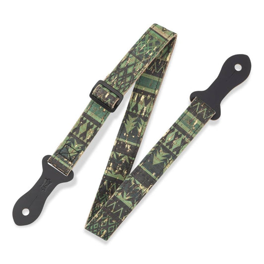Levy's MX23ALL-003 1" Wide Cork Mandolin, Ukulele, Guitar Strap