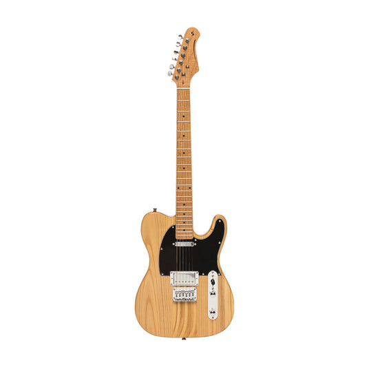 Stagg SETPLUS NAT - Vintage “T” Series Electric Guitar (Natural) | Stagg Guitar for Beginners, Students & Stage
