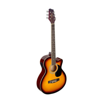 Stagg SA20ACE SNB - 4/4 Cutaway Acoustic-Electric Guitar w/ Basswood Top (Sunburst) | Stagg Musical Instruments & Accessories