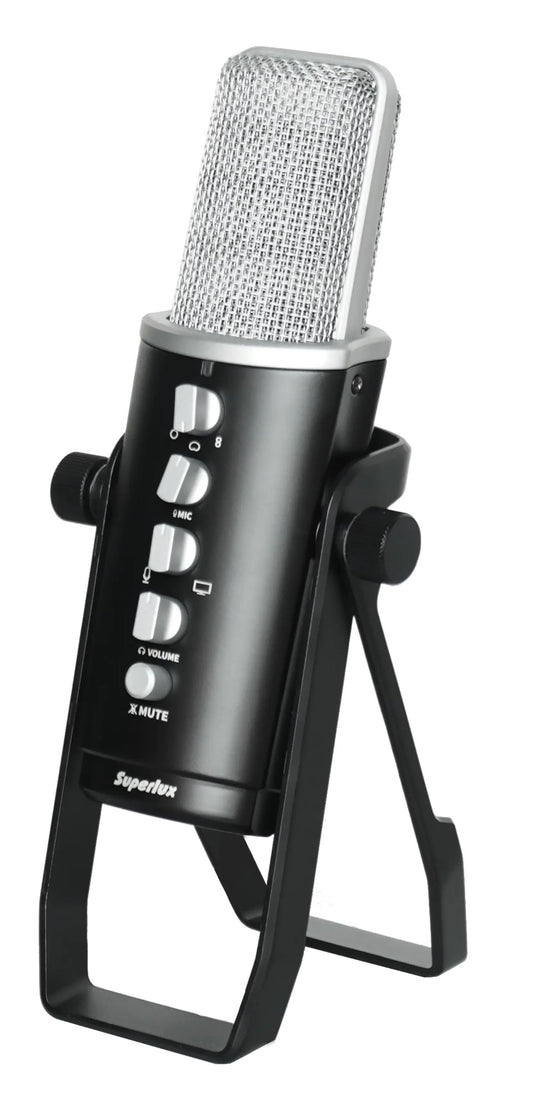 Superlux E431U Multi-Pattern USB Condenser Microphone