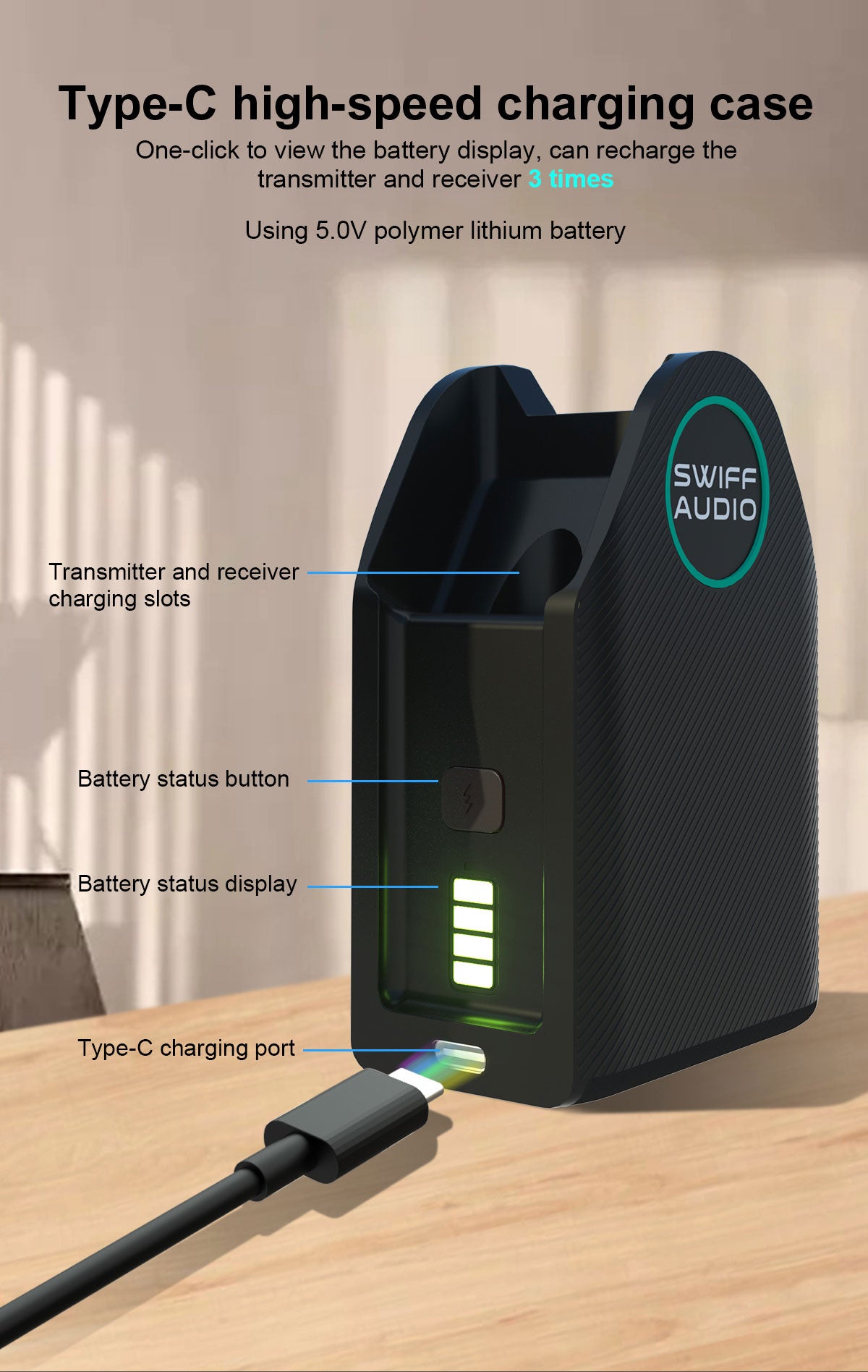Swiff Audio WX503 Rechargeable Wireless System