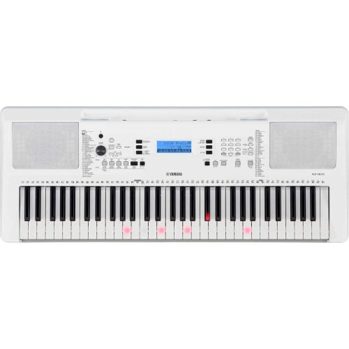 Yamaha EZ-300 61-Key Keyboard with Lighting Keys – White