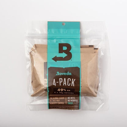 BOVEDA HUMIDIFIER 49% RH, SIZE 70 FOUR PACK