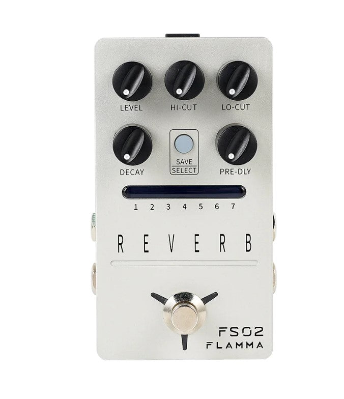 FLAMMA FS02 REVERB GUITAR REVERB PEDAL STEREO IN STEREO OUTPUT