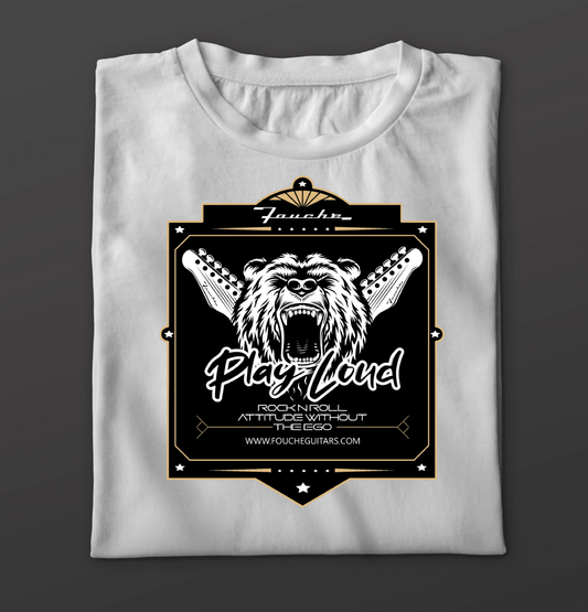 Fouche Play it loud - White - Tee