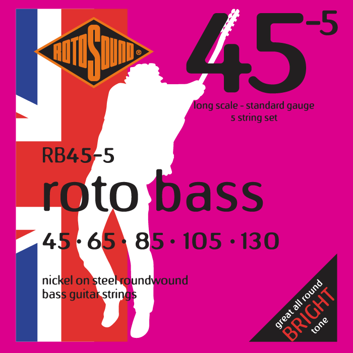 Roto Bass Nickel 5 String Standard | 45-130