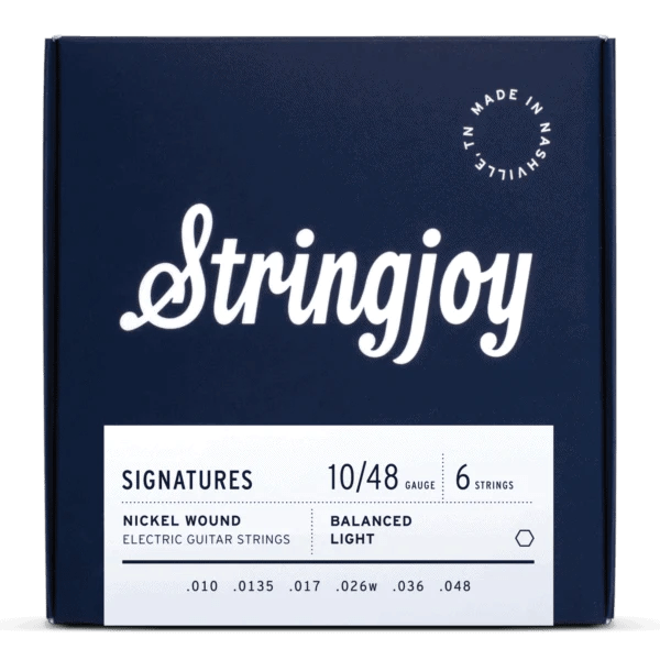Stringjoy Signatures | Balanced Light Gauge (10-48) Nickel Wound Electric Guitar Strings
