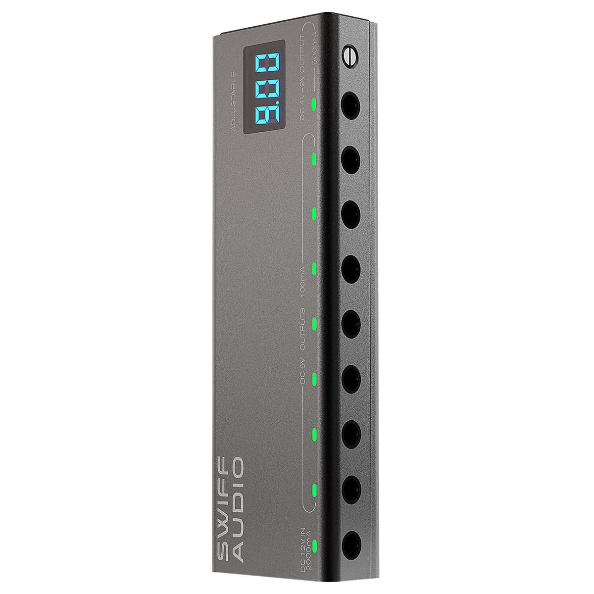 SWIFF AUDIO P200 ISOLATED POWER SUPPLY WITH REAL-TIME VOLTAGE DISPLAY