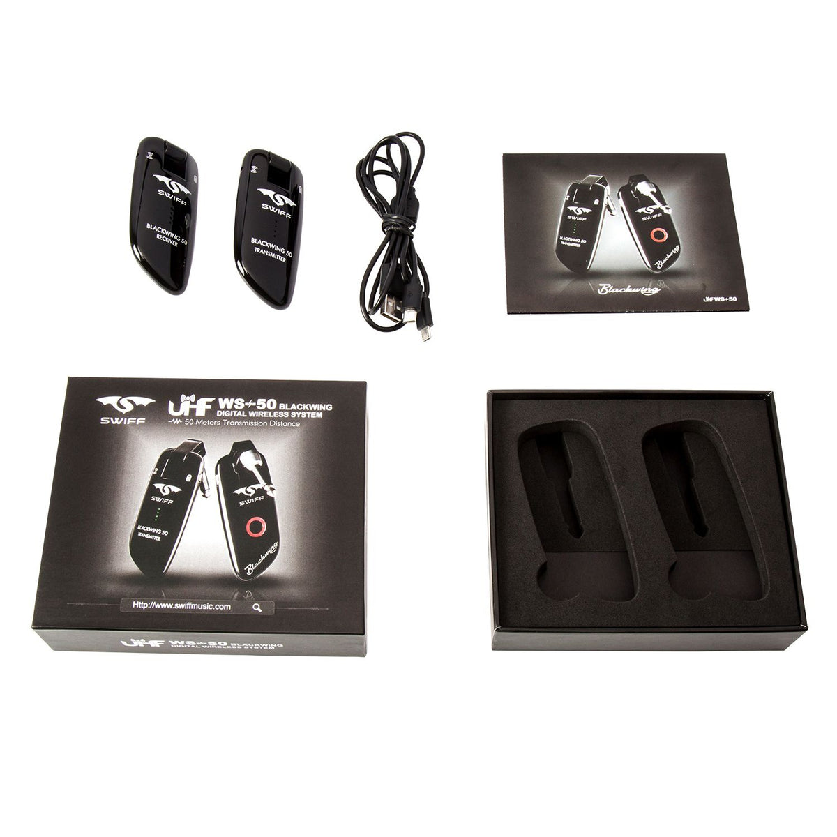 Swiff Audio WS50 Blackwing 50 UHF Wireless System